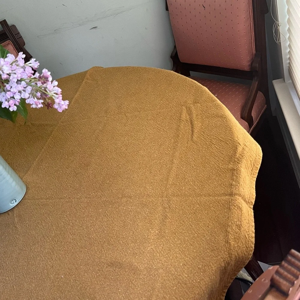 Vintage Family Heirloom Weavers Tablecloth/ Firm Price